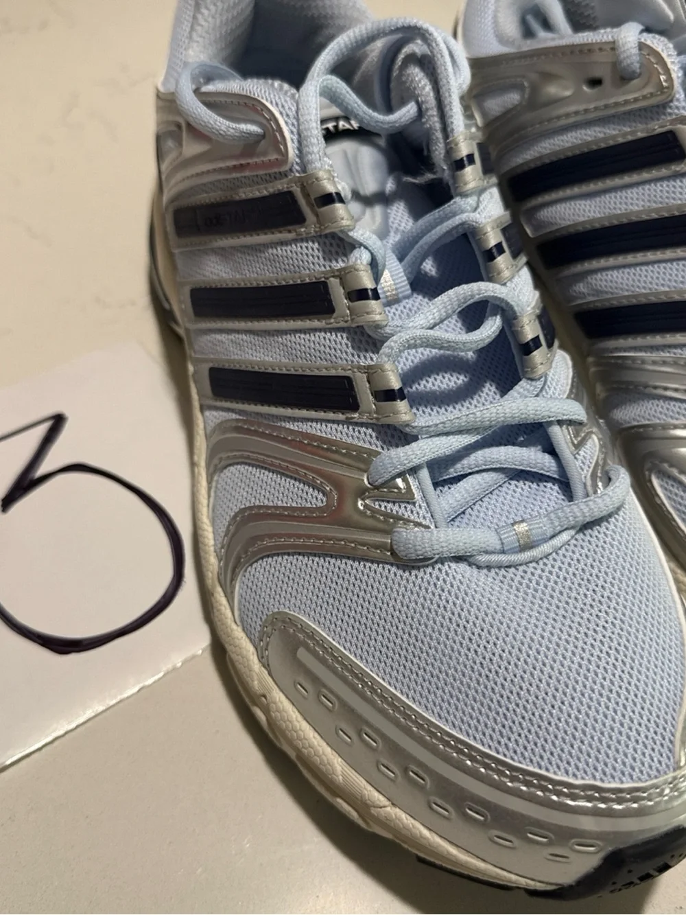 adidas Adistar Control 5 Crystal Sky Silver IH1806 Womens 10 / Mens 9 Y2K